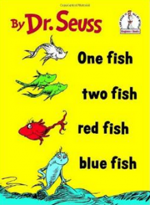 One Fish Two Fish Red Fish Blue Fish Book Cover